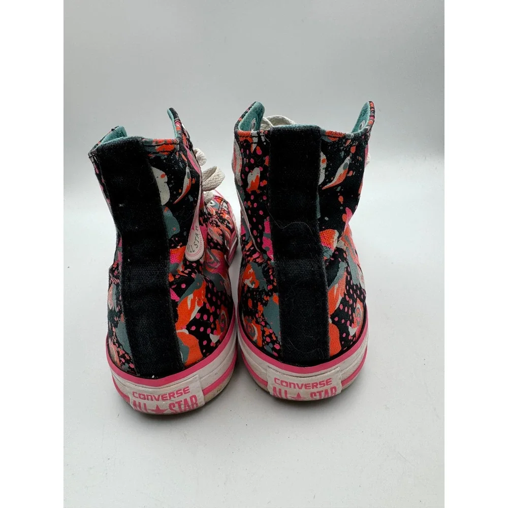 Converse Chuck Taylor All Star High Top Floral Polka Dot Sneakers 654210F 4.5Y